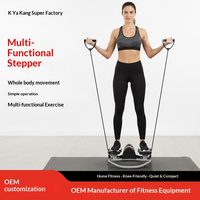 Steppeur compact, portable, silencieux, en plastique, multifonctionnel, pour des entraînements complets du corps et des exercices sous le bureau