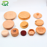 Nouveau couvercle de tasse en bois de café écologique 100% de qualité alimentaire avec Logo personnalisé avec anneau en Silicone