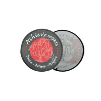 Écussons tissés à coudre avec logo personnalisé OEM badges ronds en tissu en forme de fleur et de coeur pour vêtements et accessoires de chapeau