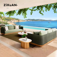 Meubles de patio d'hôtel, mobilier de luxe pour balcon extérieur, bistrot, piscine, chaise en aluminium imperméable, café, jardin, canapés modernes pour restaurant