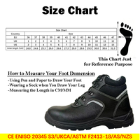 Chaussures de travail à embout d'acier avec bandes réfléchissantes, semelle en PU injectée, chaussures de sécurité légères et respirantes, chaussures industrielles