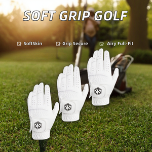 Guantes Deportivos Zebra con Logotipo Personalizado, de Piel de Oveja Cabretta, Elásticos, Antideslizantes, Transpirables, con Cierre de Gancho y Bucle, para Hombre - Product Image 2