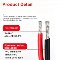 Câbles de raccordement UL1007 en PVC 20AWG/22AWG/24AWG, câble en cuivre étamé torsadé, fabricant de câblage interne pour appareils