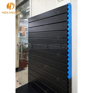 Heda tường đơn vị đứng sàn hiển thị tủ bán lẻ cửa hàng công cụ Pegboard hiển thị đứng với Tủ lưu trữ - Product Image 4