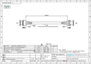 Personalizado Molex EZmate 78171-78172 1.2mm Pitch 4-Pin fio elétrico conector, cablagem para jogos teclados - Product Image 3