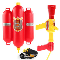 Ensemble de lanceurs d'eau d'extérieur pour l'été, super lanceur d'eau pour enfants, jouets lanceurs d'eau en forme de sac à dos de pompier