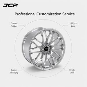 Rueda Forjada de una Pieza 6061 T6, Nueva, Ligera, para Auto de Carreras, PCD Personalizado, Cromada, 25mm 5x114.3/5x120/5x112, 19 Pulgadas, Multirradio - Product Image 3