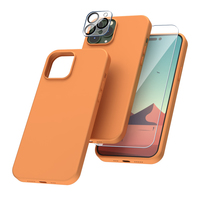 Housse en silicone pour téléphone portable en microfibre de qualité supérieure étui en silicone liquide d'origine pour iPhone 13 14 15 16 Pro Max