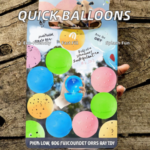Idea de Producto: Paquete de Globos de Agua Recargables, Globos Autosellables, Globos de Agua de Silicona, Juguetes de Verano para Exteriores - Product Image 2