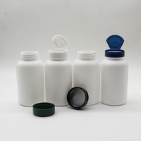 Capsules personnalisées 120cc 150cc Bouteille en plastique scellée Capsules de médecine en plastique à large ouverture Conteneur Bouteille de pilules