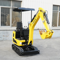 Rippa chinois nouvelle Mini pelle sur chenilles Machine Minibagger ferme Ce Epa moteur 1 tonne 2 tonnes Mini pelle
