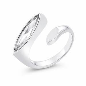 Anello Aperto Minimalista per Donne, Regolabile, Anello da Dito alla Moda - Product Image 1