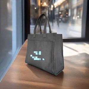 OEM Factory Luxury Woman Tote Handbag Fashion Tote <b>Bag</b> Cotton Canvas <b>Bag</b> with Pockets - Product Image 6