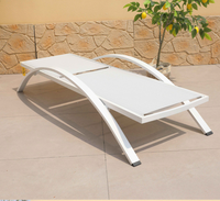 Chaise longue en plastique pour jardin et piscine en plein air pour bain de soleil à la plage-Chaise longue extérieure confortable Tumbona