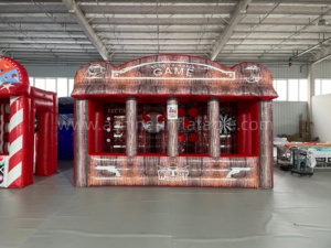 Stand de jeu gonflable sur le thème du Far West personnalisable / Stand de tir gonflable / Jeu gonflable sur le thème du cowboy pour activités de plein air - Product Image 3