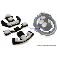 Rembourrage intérieur du casque Coussinets en mousse à mémoire Coussinets de protection pour casque Airsoft