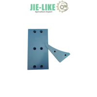 Kit de pièces d'usure pour charrue en acier au bore avec revêtement en alliage de titane, pointe de lame et lame de dégrossissage pour charrues réversibles