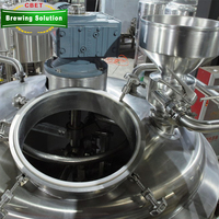 Récipients de bouilloire de brassage de café froid commercial avec des composants de noyau de pompe de récipient à pression de capacité 500-700L à 5000L