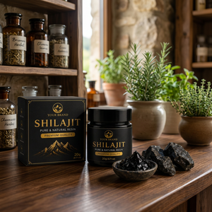 Resina de Shilajit Silvestre del Himalaya Premium, 100% Pura, Extracto Mineral Herbal Natural, Alto Contenido de Ácido Fúlvico, Probado en Laboratorio, Grado Alimenticio - Product Image 1