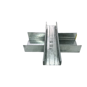 Thép nhẹ hình chữ <span class=keywords><strong>U</strong></span> Vật liệ<span class=keywords><strong>u</strong></span> trần 50 vách ngăn kênh chính thép nhẹ 75 c-stud dễ dàng lắp đặt hiện đại đơn giản - Product Image 1