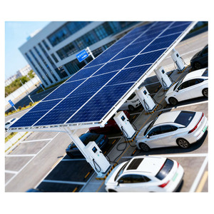 Système <span class=keywords><strong>de</strong></span> montage <span class=keywords><strong>de</strong></span> carport solaire en acier au carbone personnalisé en usine, support <span class=keywords><strong>de</strong></span> panneau PV pour garage, structure <span class=keywords><strong>de</strong></span> carport <span class=keywords><strong>de</strong></span> stationnement robuste - Product Image 1