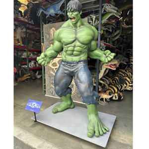 Figuritas de resina Estatuas de animales Adecuado para decoración interior y exterior FRP <span class=keywords><strong>Hulk</strong></span> Tamaño real - Product Image 2