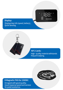 2025 thiết kế mới thông minh hiển thị xe đạp điện chuyển đổi Kit 26 ''/27.5'' MTX 2000W Xe máy điện chuyển đổi Bộ dụng cụ - Product Image 5