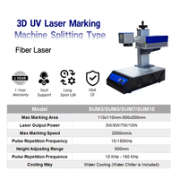 ARGUS 10W Macchina Incisore Laser UV 3D Portatile per Plastica Metallo Fai-da-te Mini Taglierina Sino Galvo CNC ad Alta Precisione
