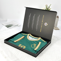 Boîte magnétique pliable vide en carton rigide noir mat de luxe avec logo personnalisé de qualité supérieure