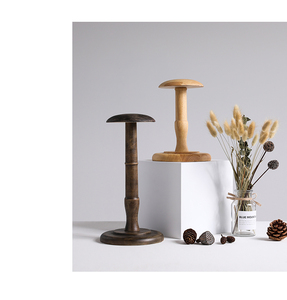Bán buôn hat hiển thị miễn phí đứng bằng gỗ cap chủ hat hiển thị đứng cổ hat Rack cho bán lẻ quần áo cửa hàng - Product Image 5