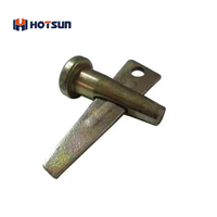 Carbon Steel Stub Pin and Wedge Pin 70mm Length Heavy Duty Galvanized Steel Formwork Accessories Flat Tie Clips Receptacles