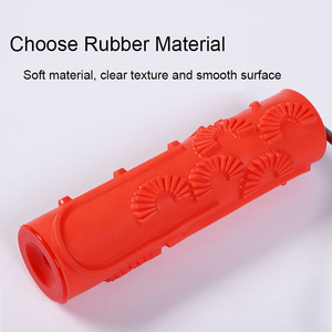 Nóng bán cao su trang trí con lăn nghệ thuật dập nổi công cụ nguồn nhà sản xuất đa đặc điểm kỹ thuật tùy chọn kết cấu tùy chỉnh - Product Image 2
