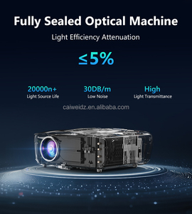 โปรเจคเตอร์อัจฉริยะ Android 11 รุ่นใหม่ ความสว่าง 1850 ANSI รองรับความละเอียด Native 1080p รองรับ 4K อัตโนมัติ 4D WiFi 6 BT สำหรับใช้งานภายในบ้านและนอกบ้าน - Product Image 6