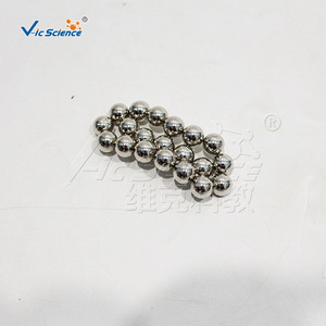 Bolas de acero magnéticas de alta precisión, bolas de acero con fuerte adsorción magnética para uso en laboratorio en física, química, y - Product Image 4