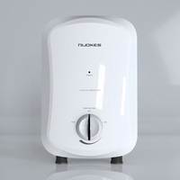 DUŞ Tankı Olmayan Elektrikli Su Isıtıcısı Otel Kullanımı Alman Anında Isıtma Akıllı Kontrol Cihazları Ücretsiz Sıcak Su 110V-120V LED