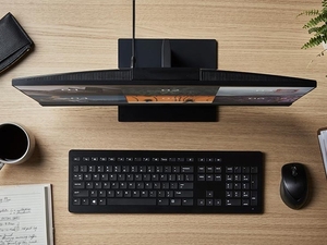 23.8" AIO <b>PC</b> ProOne 440 G9 For Business <b>Office</b> All-in-One with i7-14700T 16GB 1TB SSD Keyboard & Mouse Set - Product Image 2