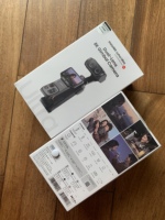 Insta360 Luna Ultra Standard/Creator Bundle, écran tactile OLED détachable de 2 pouces, micro intégré, prise en charge de la transmission d'images HD sur 20 m