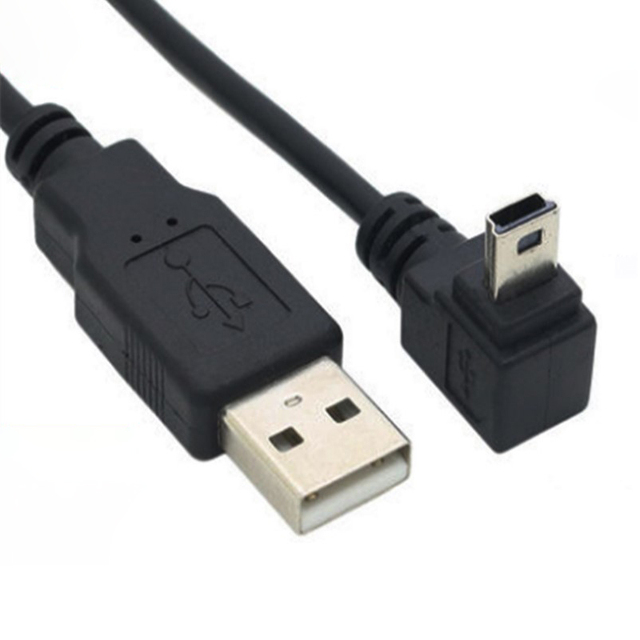 Right Angle Usb a 2.0 Mini B Data 5Pin 90 Degree Usb to Mini Usb Cable