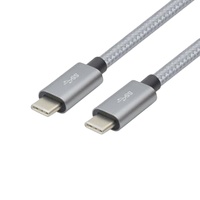 Cable de Datos USB 3.0 Tipo C con Malla de Algodón Trenzada, Carcasa de Aluminio, Múltiples Longitudes, Carga Rápida, para Teléfono y Tableta