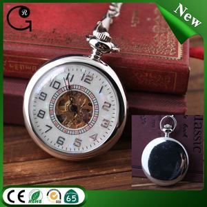 Reloj Vintage de Metal Plateado al por Mayor, Movimiento Japonés, Parte Trasera de Acero Inoxidable, Fabricante de Relojes de Bolsillo Baratos - Product Image 6