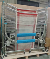 Équipement de gymnastique de haute qualité HANGJIA Double Mini-tramp Roller (alliage d'aluminium, acier au carbone) Entraînement de tumbling DMT pour l'exportation