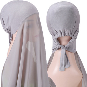 Alta calidad listo Stock musulmán Jersey Hijab mujer velos para Hijab Premium Malasia señoras <span class=keywords><strong>10</strong></span> moda Otoño 1 uds/bolsa Opp - Product Image 2