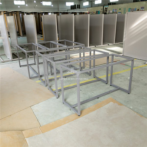 Sàn gỗ bền Rack hiển thị cho cửa hàng quần áo may mỹ phẩm hiển thị đứng với kết thúc đánh bóng cho triển lãm kệ - Product Image 4