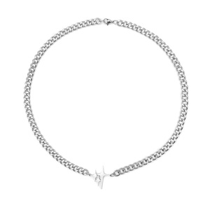 Collana da uomo in lega <span class=keywords><strong>con</strong></span> ciondolo a croce stile hip-hop, gioielli da uomo alla moda per tutti i giorni - Product Image 6