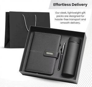 Personalized Customized Notebook A5 with Pen Promotional Business Gifts Hardcover Gift Box Set - Product Image 4