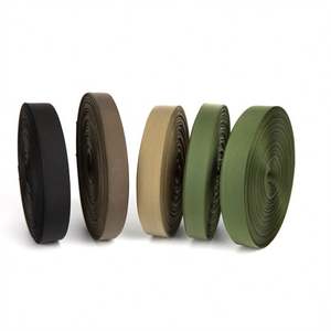 カスタム織り1インチナイロンブラックカラーフラット織り厚手のトレーニングポリエステルストラップバインディングテープウェビング - Product Image 2