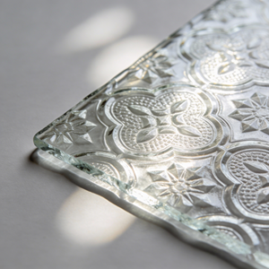 ขายตรงจากโรงงาน กระจกตกแต่งลายดอกไม้เบโกเนีย ผลิตตามสั่ง กระจกแข็งลายพิเศษ สำหรับตกแต่งภายในและภายนอกระดับไฮเอนด์ - Product Image 6