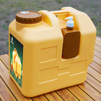 Robinet de réservoir de stockage d'eau autonome Dubai Export Camping en plein air Seau en plastique de qualité alimentaire Drinkware