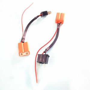 LED لمبات المصباح كابل H7 ذكر إلى السيراميك شاحن أنثي حامل الأسلاك تسخير مآخذ تمديد كابل ل مصباح أمامي للسيارة Foglight - Product Image 2