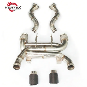 Échappement Catback VORTEX SUS304 Valvetronic pour McLaren 720S 4.0T V8 2017-2024 Embout Brûlé Fixation Directe - Product Image 1